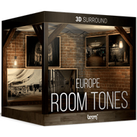 Boom Library Room Tones Europe 3D [Stereo and Surround Edition]
