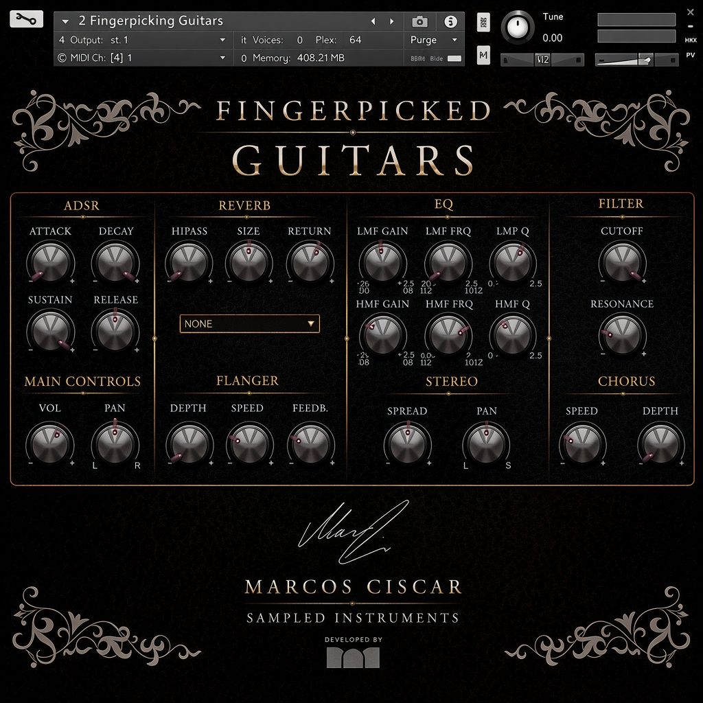 Marcos Ciscar Fingerpicked Guitars Marcos Ciscar Fingerpicked Guitars